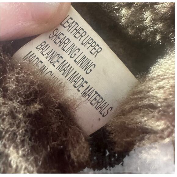 Cabela’s Brown Suede Shearling Boots Sz 10 Women’s Fur Lined Winter Ankle Boots - Picture 7 of 11